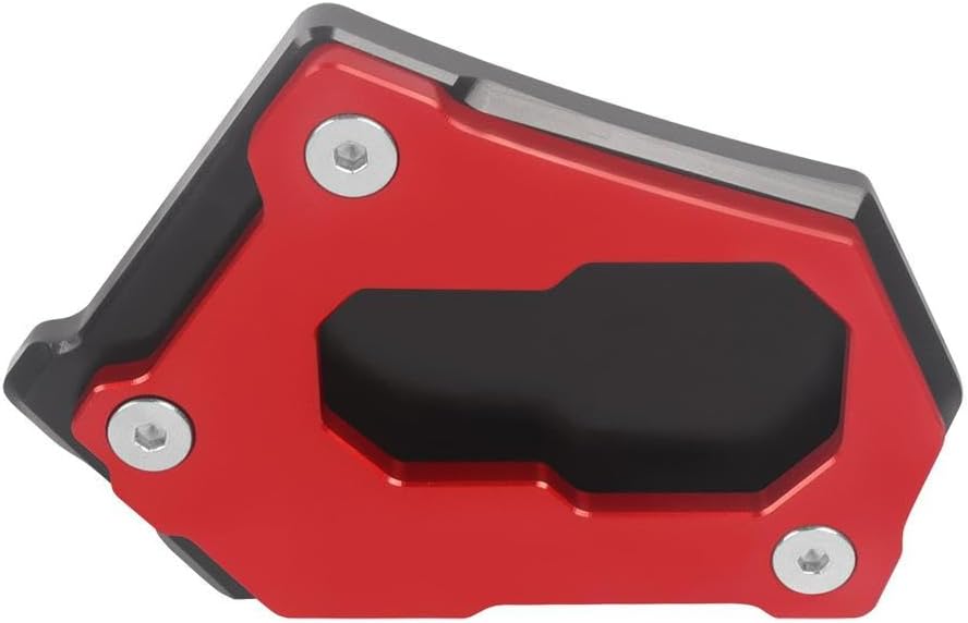 Motorcycle Kickstand Side Stand Extension Pad Support Plate For BMW R1200GS LC For R1200GS Rallye ADV(Red)