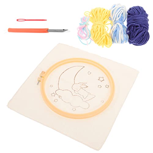 Kit de bordado aguja perforadora infantil DIYEAH para tardes de manualidades