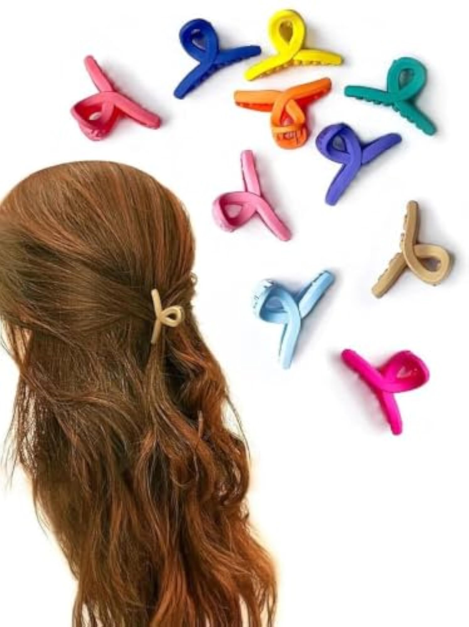 Mini Hair Claw Clips 6 PCS 3cm Multicolour
