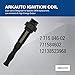 ARKAUTO MOTORCYCLE IGNITION COIL PACK OF 1 Compatible With BMW F650GS F700GS F800R F800 GS K1200 K1300S Replacement 7 715 846-02 771584602 12138523968 ARK-IG584602