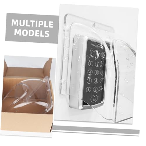 Protector de lluvia para timbre exterior Uonlytech: carcasa impermeable de 2 piezas 6