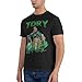 Tory Rapper Lanez Short Sleeve T Shirt for Men,Casual Men's Crewneck T-Shirts Athletic Cotton Graphic Tees Shirts Tops for Men Youth Apparel Medium Black Shirt