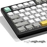 OHY Low Profile Keycaps - XVX Side Printed Custom PBT Keycaps,127 Keys Side Printed/Dye-sub keycap for Most 60% 65% 70% 100% MX Switches Mechanical Keyboard（only keycaps）