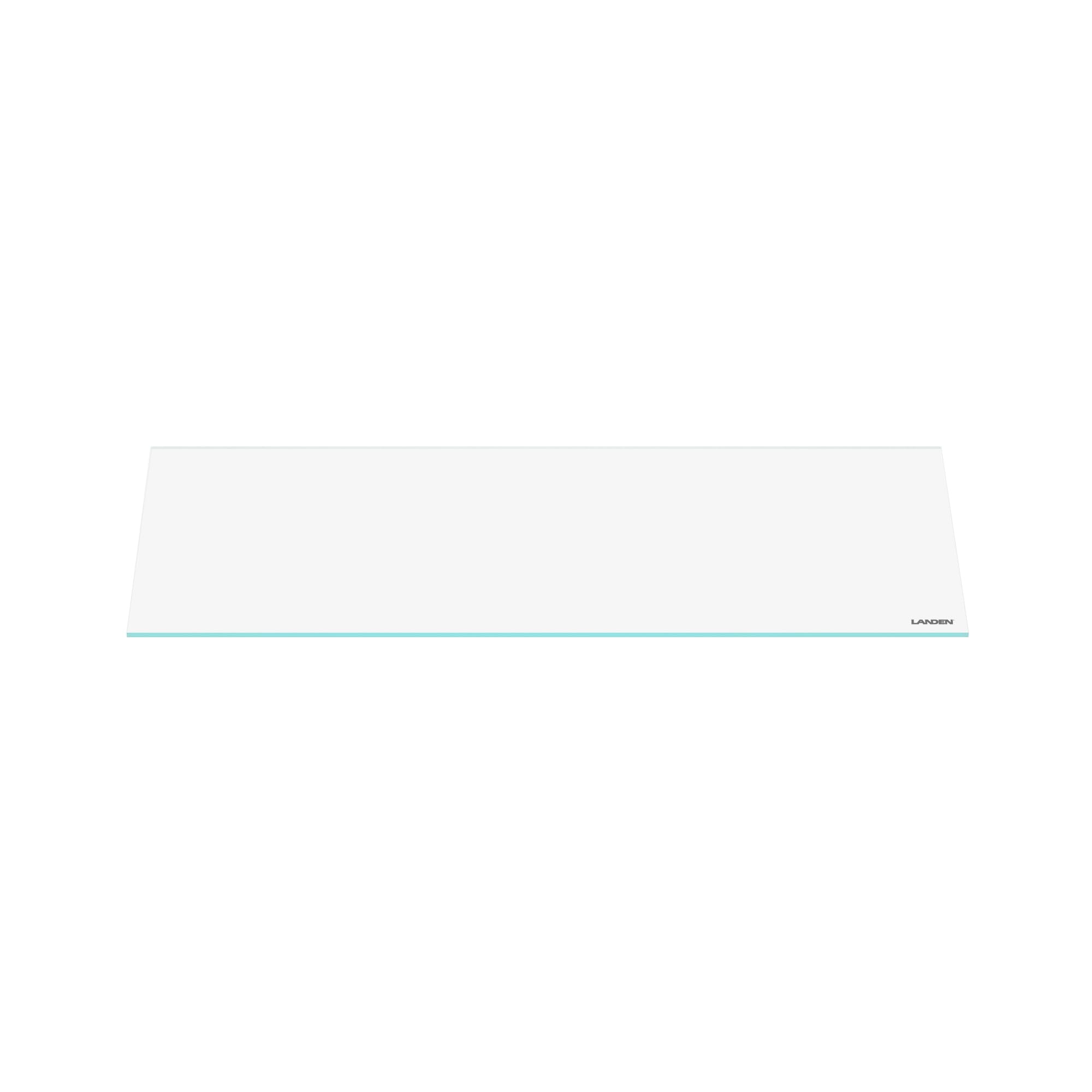Landen Couvercle d'aquarium en Verre Transparent de 4 mm d'épaisseur, Comprend 4 Clips pour Un Placement sûr, 580 x 230 mm pour Aquariums de 583 à 585 mm de Longueur intérieure, adapté aux modèles