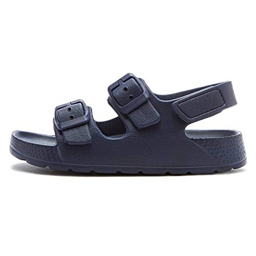 Image of EasyStar Boys and Girls Lightweight Dual-Adjustable Sandal Buckles With Hook and Loop Heel Closure