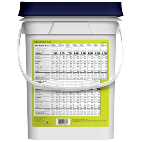 Augason Farms 2 Week Emergency Food Supply Kit, Dehydrated Meal Survival Food Bucket for 1 Person - 119 Servings - Image 4