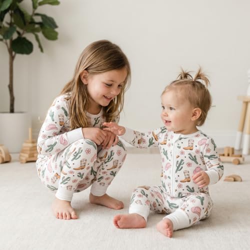 Image of ITSY BITSY BOUTIQUE Viscose Bamboo Baby Pajamas - Boys and Girls Footie Sleeper Convertible 2-Way Zipper Sleeper