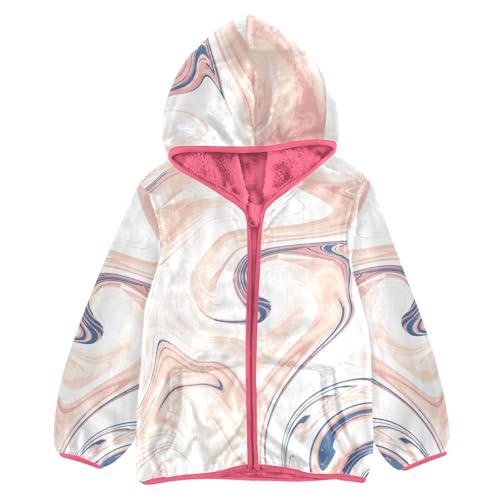 GuoChe Beige Cream Boys Fall Fleece Jacket