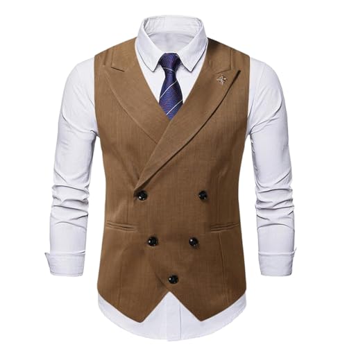 Men's Suit Vest Spring British Style Casual Suit Vest Wedding Groom for men2