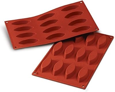 Silikomart Professional Flexible Bakeware: Boat 1.35 Oz, 3.94