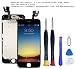 Produktbild DTLake Kompatibel mit iPhone 6 Display Schwarz,LCD Touchscreen Digitizer Display, Vormontiert mit Frontkamera und Hörmuschel Ersatzbildschirm Komplettes Werkzeug & Reparaturanleitung. (Black)