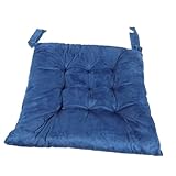 Alipis 2 Piezas Pack Cojines para Silla con Relleno Grueso y Suave Almohadillas para Comedor y Hogar Asientos Cómodos y Prácticos para Sillas de Oficina Cocina y Jardín Azul Profundo