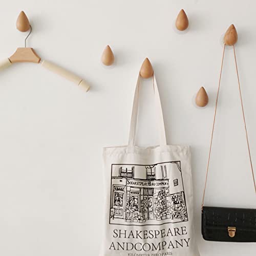 Appendiabiti Parete in Legno a Forma d'Acqua