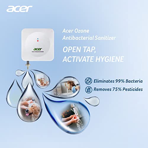 Image of Acer Ozone Antibacterial Sanitizer (eliminates 99% bacteria, removes 75% pesticides) water purifiier,White,WAS-00N0D