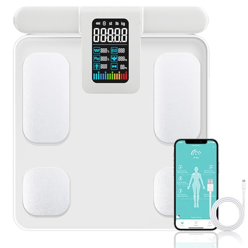 Balance de pesée numérique haute précision blanche impédancemètre pour IMC