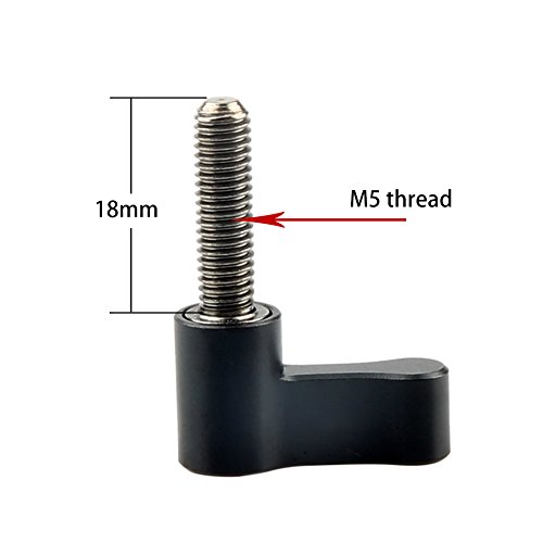 Vis à ailettes M5 Niceyrig pour cage et clamp de reflex - 3