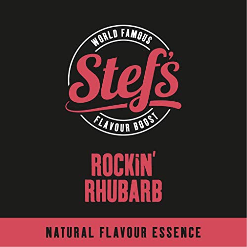 Essence de rhubarbe naturelle Rockin' Rhubarb 2.5L pour des cocktails estivaux rafraîchissants