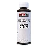 System Three 3202A06 Brown Paste Pigment Coating, 4 oz. Jar
