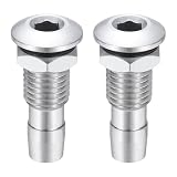 QUARKZMAN RC-Boot Wasser-Nippel Auslass Düse M8.25 mm Silber 2 Stück