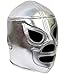 Del Mex Lycra Lucha Libre Adult Luchador Mexican Wrestling Mask Costume (El Santo)