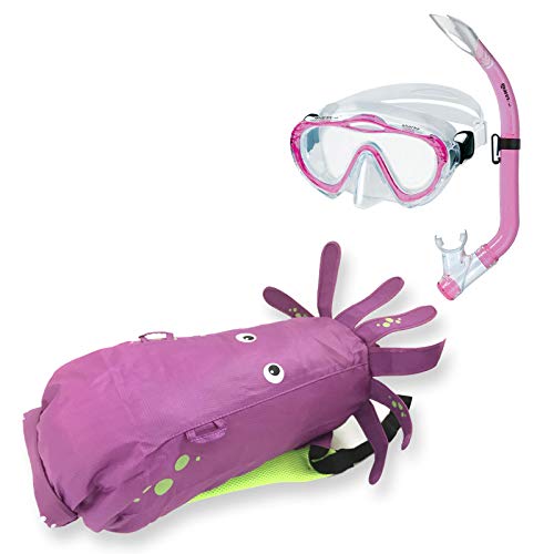 Abenteuertauchen Mares Sea Friends Octopus- Kinder Schnorchelset Sharky (4-8 Jahre), Farbe:pink/rosa Cover