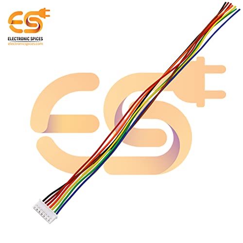 Image of Electronic Spices 7 Pin Xh Jst Wire Connector 2.5mm Pitch Male and Female Pair 2515 Pack of 5 Pair