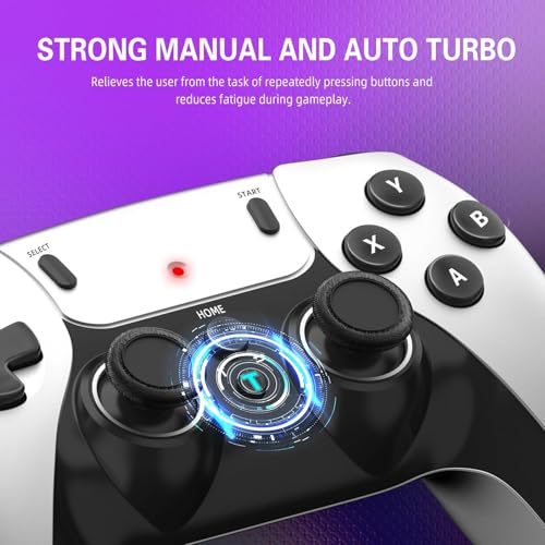 New 2025 Edition 4K TV HDMI Port Gaming Wireless Video Games for TV Gaming Retro Gaming Console with Wireless Game Console with 20,000+ Retro Games, 9 Emulators, 2 Controllers, 64G Inbuilt Card 09 6 41HS8PjoIAL
