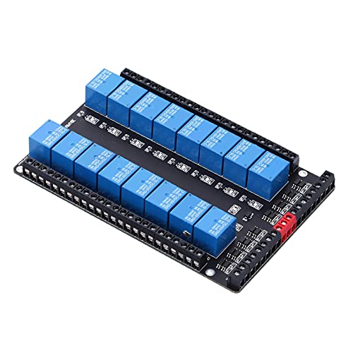 Module de relais 16 canaux DC12V avec isolation optocoupleur pour automatisme PLC