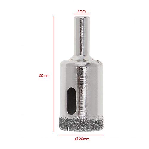 Broca diamantada 20 mm para vidrio y cerámica miniatura 2