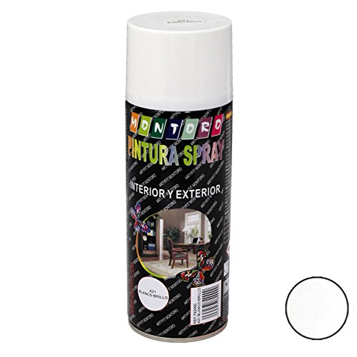 Montoro - Bote de Pintura en Spray Blanco Brillo A21 400 ml