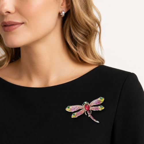 Image of Fashion Dragonfly Booch Pin Jewelry Gift for Women