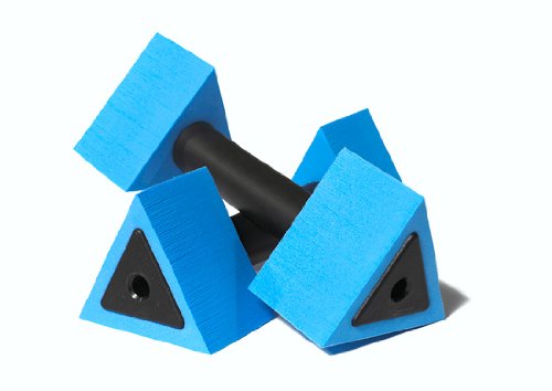 AquaJogger Light/Triangular Activebells - Blue, One Size