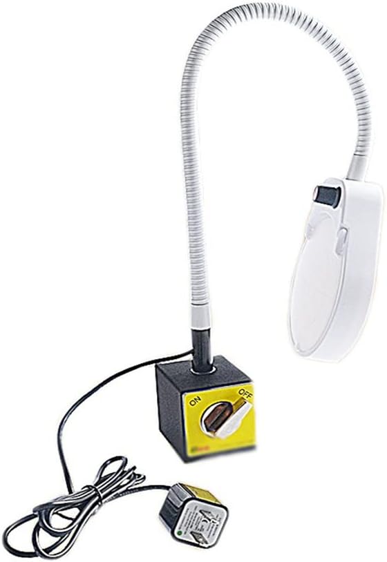 Industrial Magnifying Glass with Magnetic Base for Electronic Inspection Repair Work Light