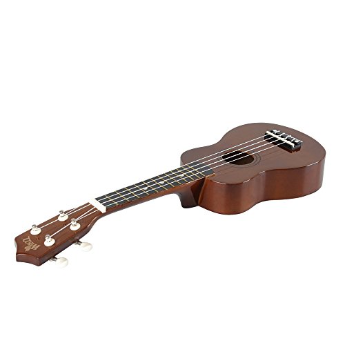 Winzz Beginner Soprano Ukulele Kit with Accessories - Brown - Image 7