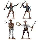 Excellence : chaque figurine de cowboy est réalisée avec minutie, mettant en valeur le charme et la culture de l'ouest américain. mini-figurine western, figurine de cowboy