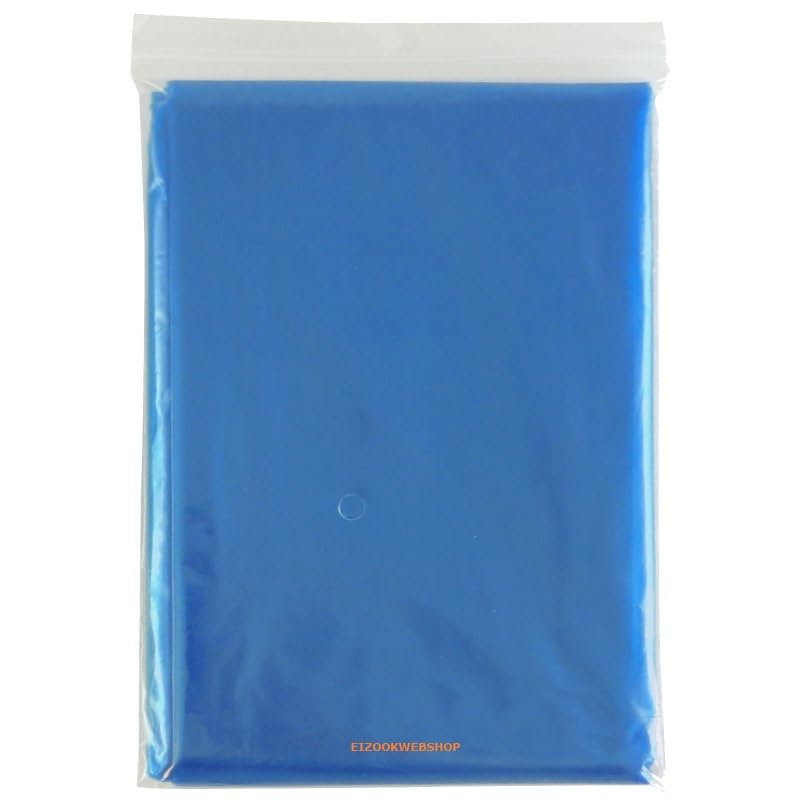 Ponchos de pluie jetables contre les averses soudaines bleu Tall lot de 10
