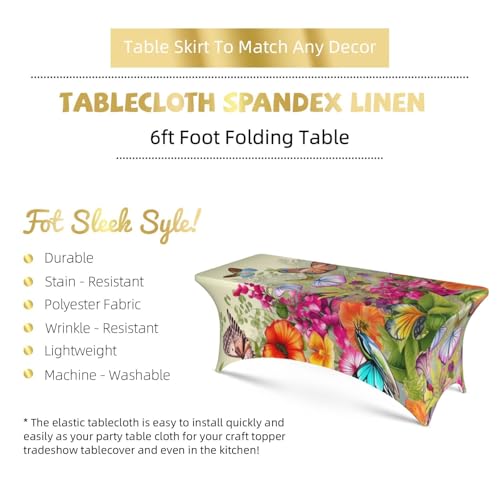Nappe élasthanne extensible et infroissable pour buffet de mariage - 5