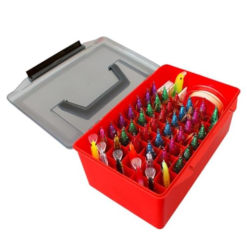 Caja de Pesca Exterior QERPON con 52 Compartimientos, Plástico ABS, para Señuelos y Herramientas miniatura 5