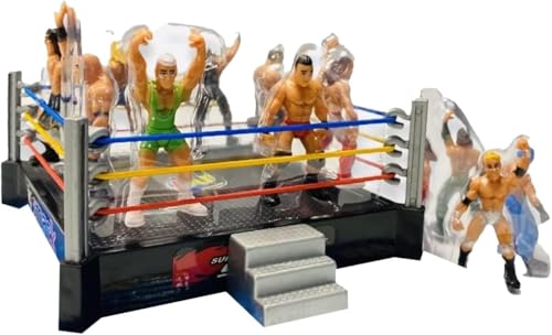 MIXEL 12 Mini Wrestling Figures For Kids, Long-Lasting Fun, Hand-Eye Coordination, Enhance Fine Motor Skills, Perfect For Creative Play, Imaginative Role-Playing