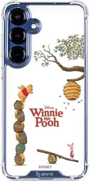 Skinit Clear Phone Case Compatible with Galaxy S25 Plus - Officially Licensed Disney Winnie The Pooh Eeyore Portrait Design
