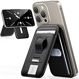 UGREEN スマホスタンド Magsafe対応 スマホグリップ付き magsafeスタンド カードケース 超強磁力 携帯スタンド 軽量 超薄型 カード収納 カードウオレット 持ち歩き便利 iPhone 17/16/15/14/13/12 Pro Max/Pro/Plus/Miniに対応