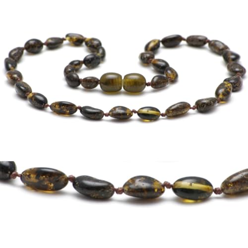 Collier d'ambre fait à la main pour petits et adultes, un bijou naturel au quotidien