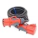 Produktbild CEE Starkstromkabel (1,5m-50m) 32A Verlängerungskabel Titanex H07RN-F 5x6mm² mit PCE Grip Stecker und Kupplung, Business-Line von Event-Kabel (1,5 Meter)