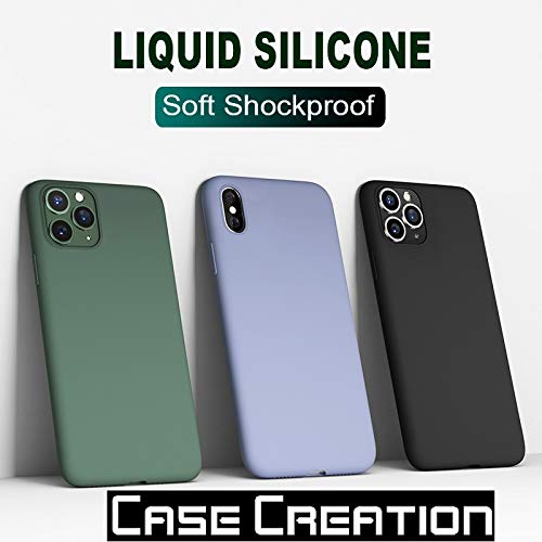 Image of Case Creation Liquid TPU Silicone Cover for Oneplus NORD 2 Soft Case,Anti-Dirty Slim Case Frosted Matte Cute Candy TPU Raised Bezel (Splash of Color) Back Case Cover for Oneplus NORD 2 -Lake Green