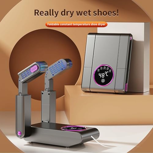 Telescopic Electric Shoe Dryer with Smart Touch Control, Adjustable Shoe Drying Machine with Extendable Design for Boots & Gloves