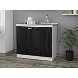 TUHOME Napoles Utility Sink with Cabinet