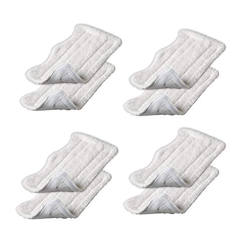 ECOMAID Replacement for Shark Steam Mop Pads S3101, S3101_N3, S3250, S3250W, Mop Pads for Shark Steamer Mop S3250CW, S3251N, S3101CP_N4, S3251, SK140, S3251WC, SK410
