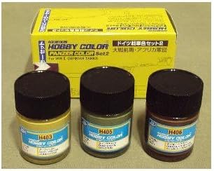 marque+generique German Tanks Assorted Colours - 2nd GM, 3 x 18ml