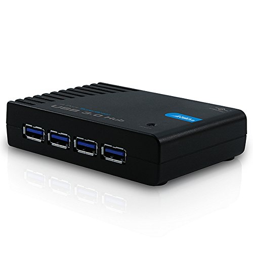 Vantec 4 Port Superspeed Usb 3.0 Hub (Black) #TOP4