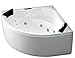 Produktbild Supply24 since 2004 Whirlpool Badewanne Karibik Profi 155x155 cm  Made in Germany  21 Massage-Düsen, Heizung, Ozon, LED  ohne Armaturen  für 2 Personen